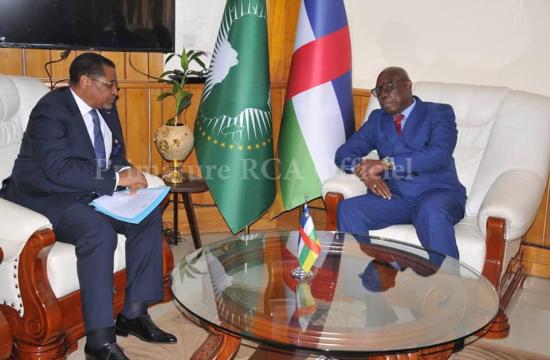 Le président de la commission de la Cemac rassure les autorités centrafricaines du retour de la Cemac à Bangui